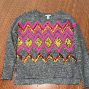 This sweater keeps you very warm and matches with anything if you really try ❤️